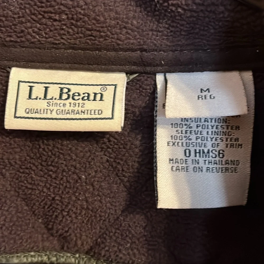 LL Bean Women’s quilted riding jacket size M - Picture 4 of 5